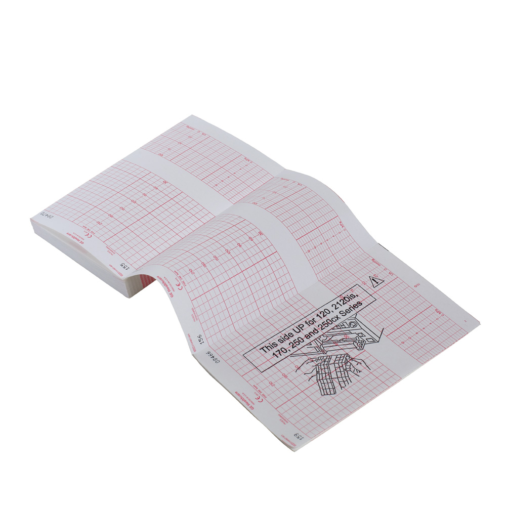 GE Fetal Chart Paper, 30-240 BPM Scaling, 40 pk per case GE Fetal Chart Paper, 30-240 BPM Scaling, 40 pk per case