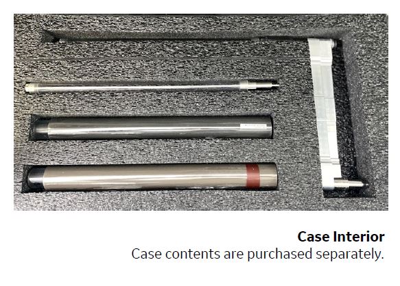 Lead shielded storage case for Star Guide Co57 Calibration/QC source and holding jig